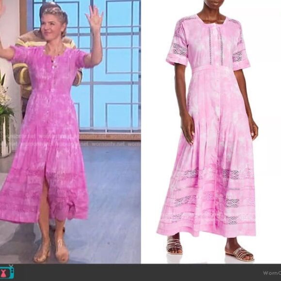 LoveShackFancy Edie Lace Short Sleeve Shirt Dress, NWT, Size XS - Picture 7 of 15